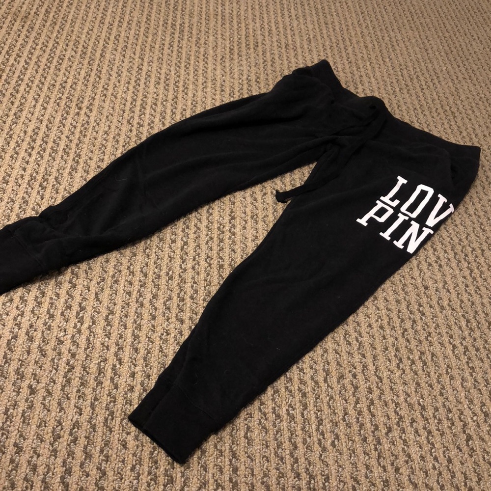Black PINK Victoria Secret Joggers